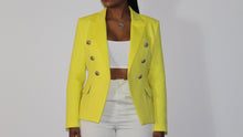Load image into Gallery viewer, Hello Yellow Blazer